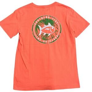 SOUTHERN TIDE Boys Orange Tee XL (16) NWOT